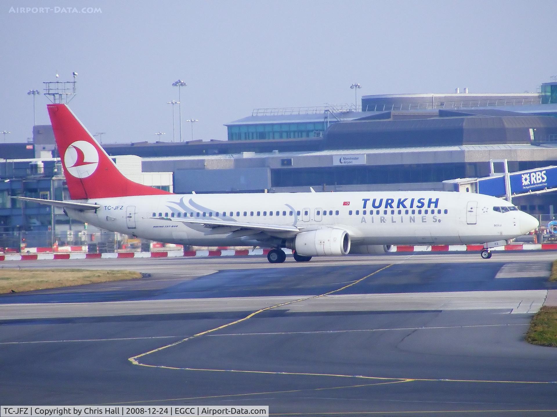 TC-JFZ, 2000 Boeing 737-8F2 C/N 29784, Turkish Airlines