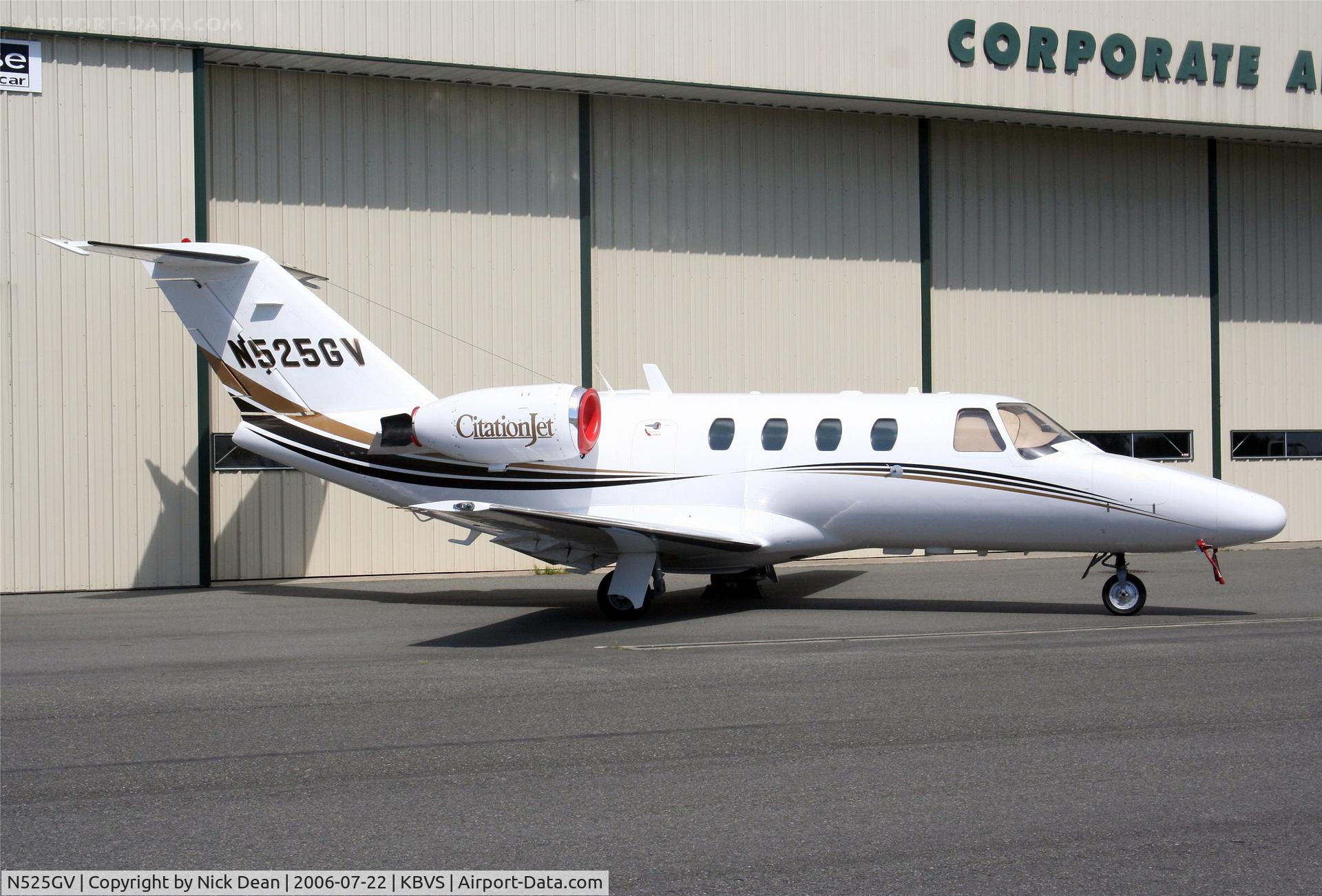 N525GV, 1993 Cessna 525 CitationJet CJ1 C/N 525-0001, KBVS