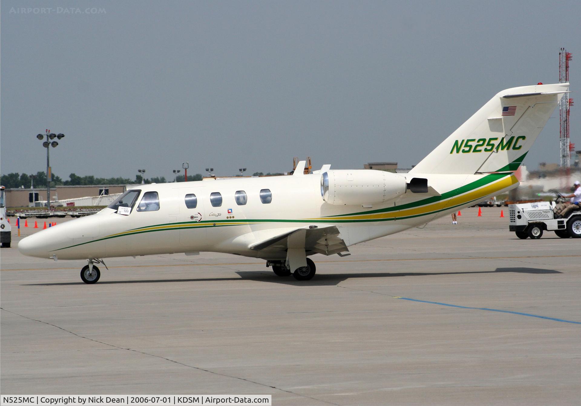 N525MC, 1993 Cessna 525 CitationJet CJ1 C/N 525-0018, KDSM