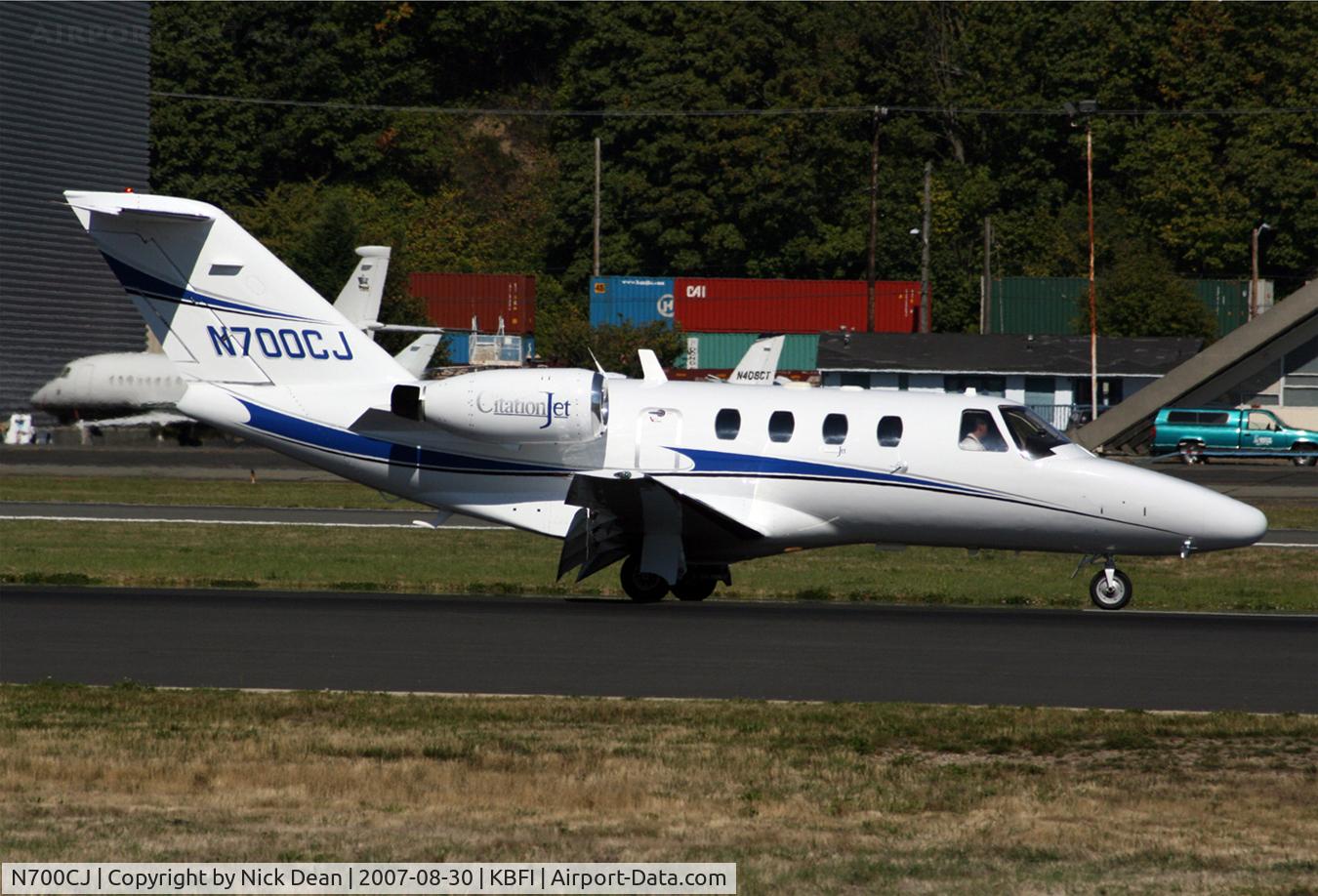 N700CJ, 1993 Cessna 525 CitationJet C/N 525-0027, KBFI
