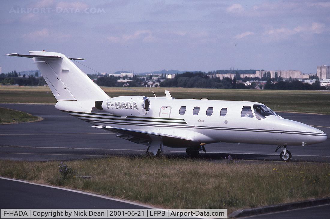 F-HADA, 1993 Cessna 525 CitationJet CJ1 C/N 525-0041, LFPB