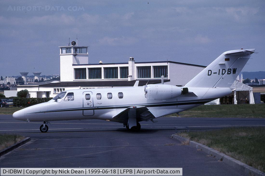 D-IDBW, 1993 Cessna 525 CitationJet C/N 525-0044, LFPB