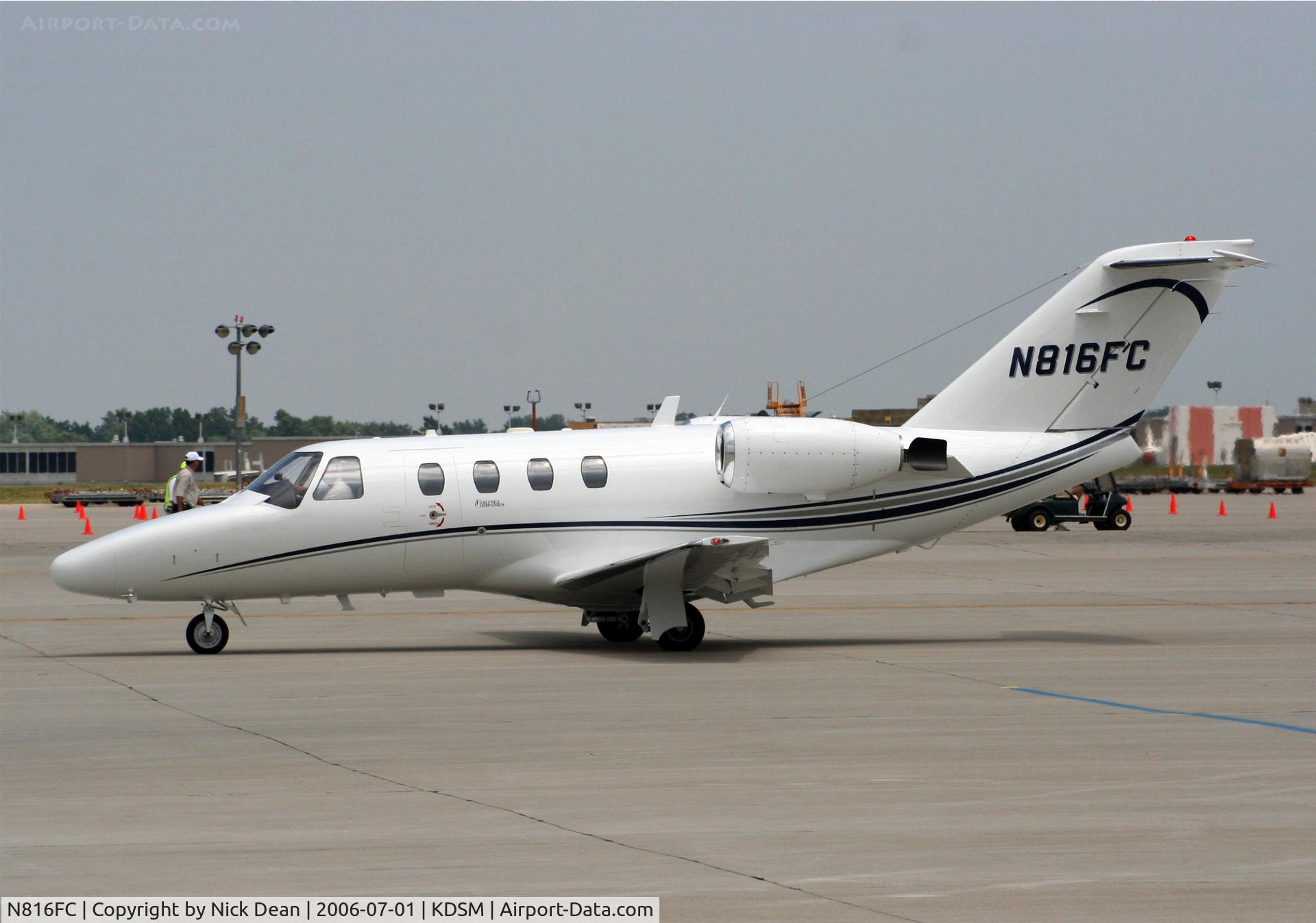 N816FC, 1994 Cessna 525 CitationJet CJ1 C/N 525-0059, KDSM
