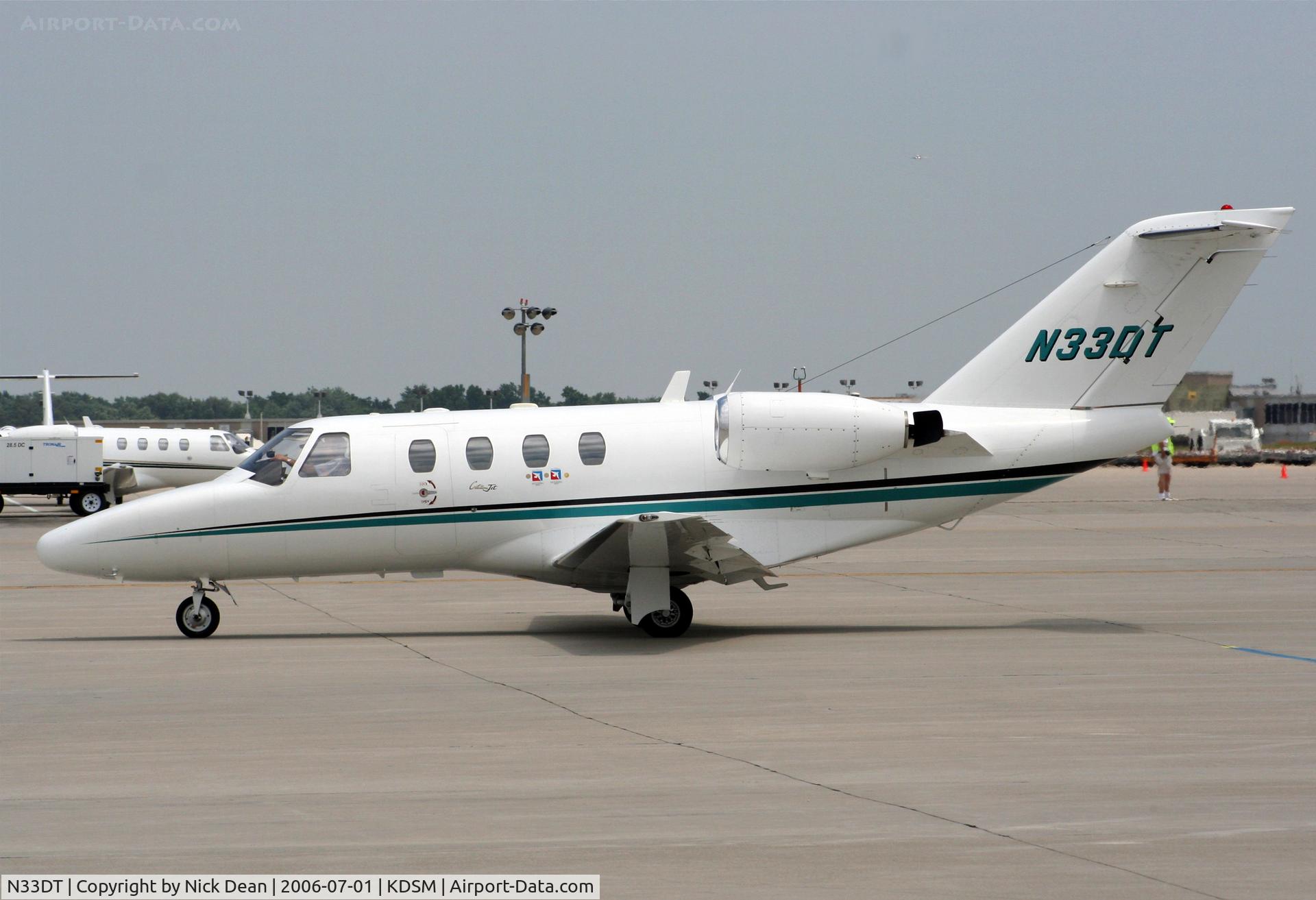 N33DT, 1995 Cessna 525 CitationJet CJ1 C/N 525-0080, KDSM