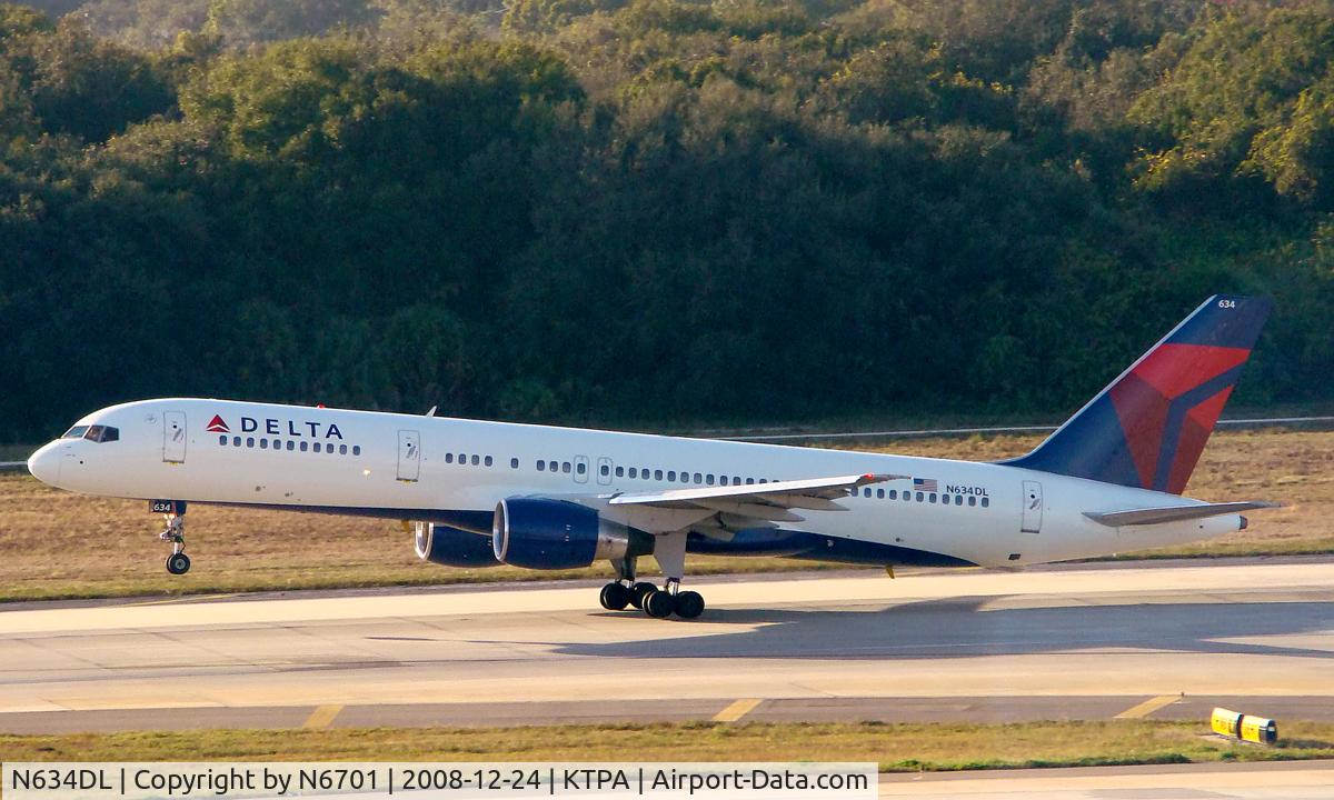 N634DL, 1988 Boeing 757-232 C/N 23615, Delta