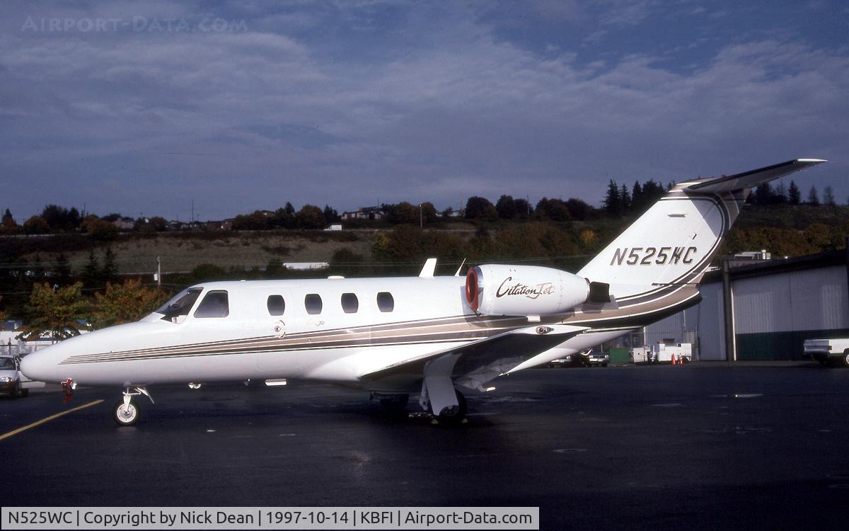 N525WC, 1995 Cessna 525 CitationJet C/N 525-0107, KBFI