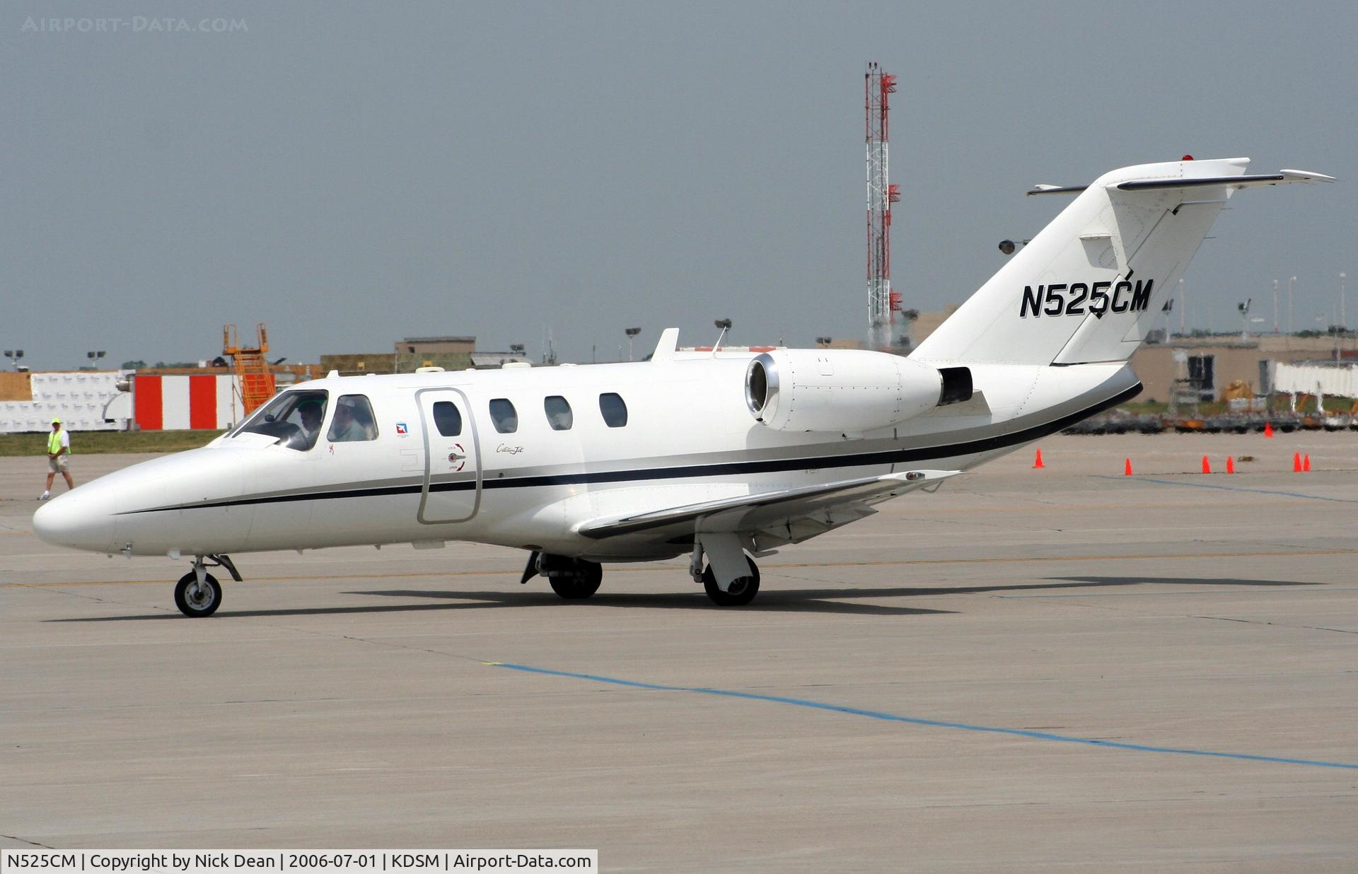 N525CM, 1995 Cessna 525 CitationJet C/N 525-0093, KDSM