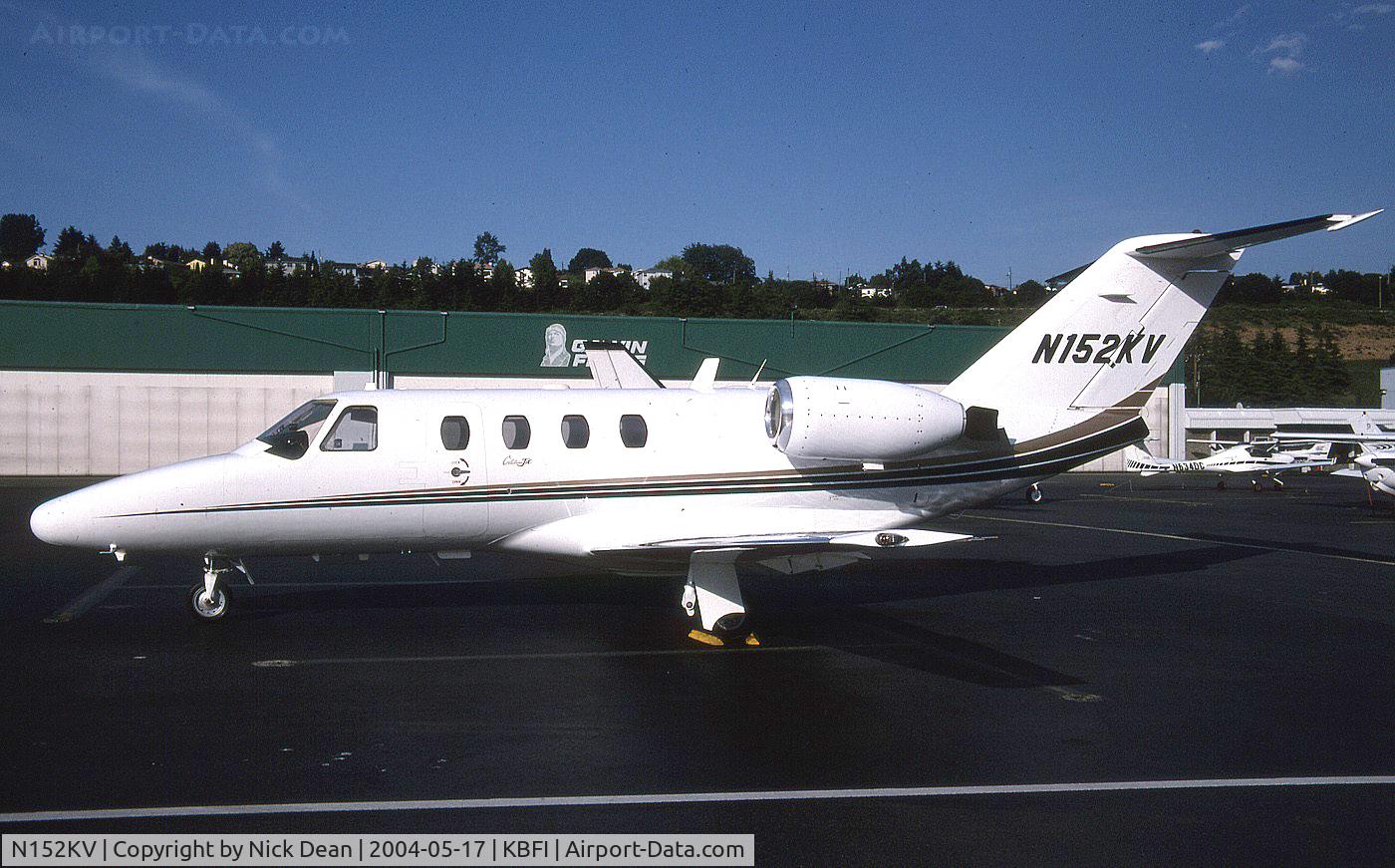 N152KV, 1996 Cessna 525 CitationJet C/N 525-0152, KBFI