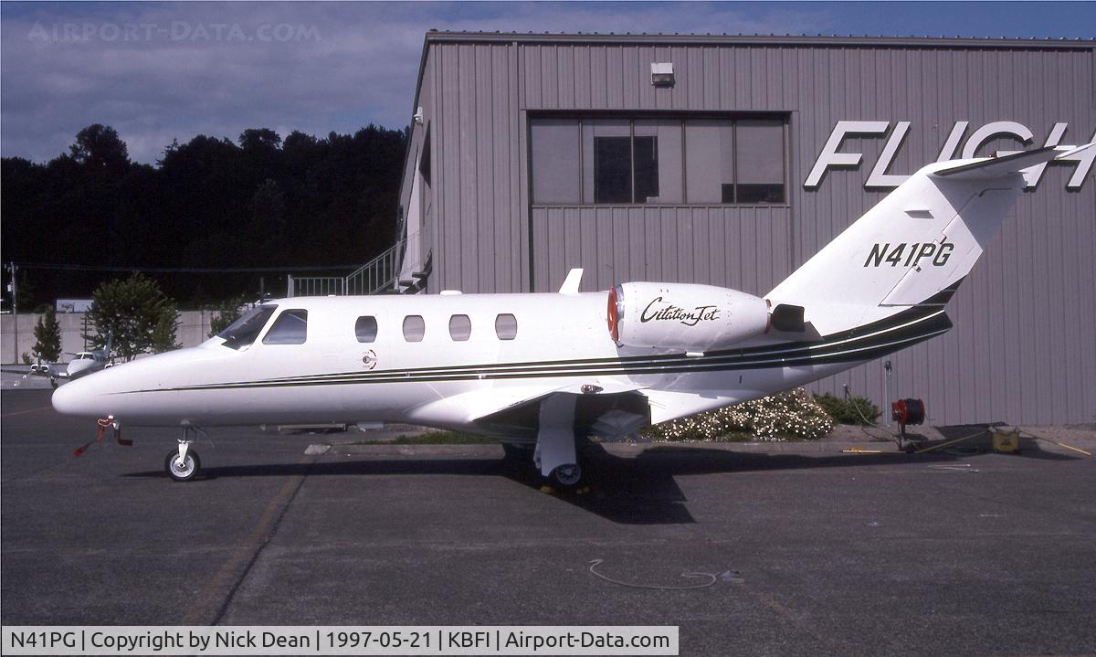 N41PG, 1997 Cessna 525 C/N 525-0175, KBFI