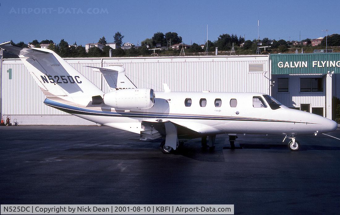 N525DC, 1997 Cessna 525 CitationJet CJ1 C/N 525-0195, KBFI
