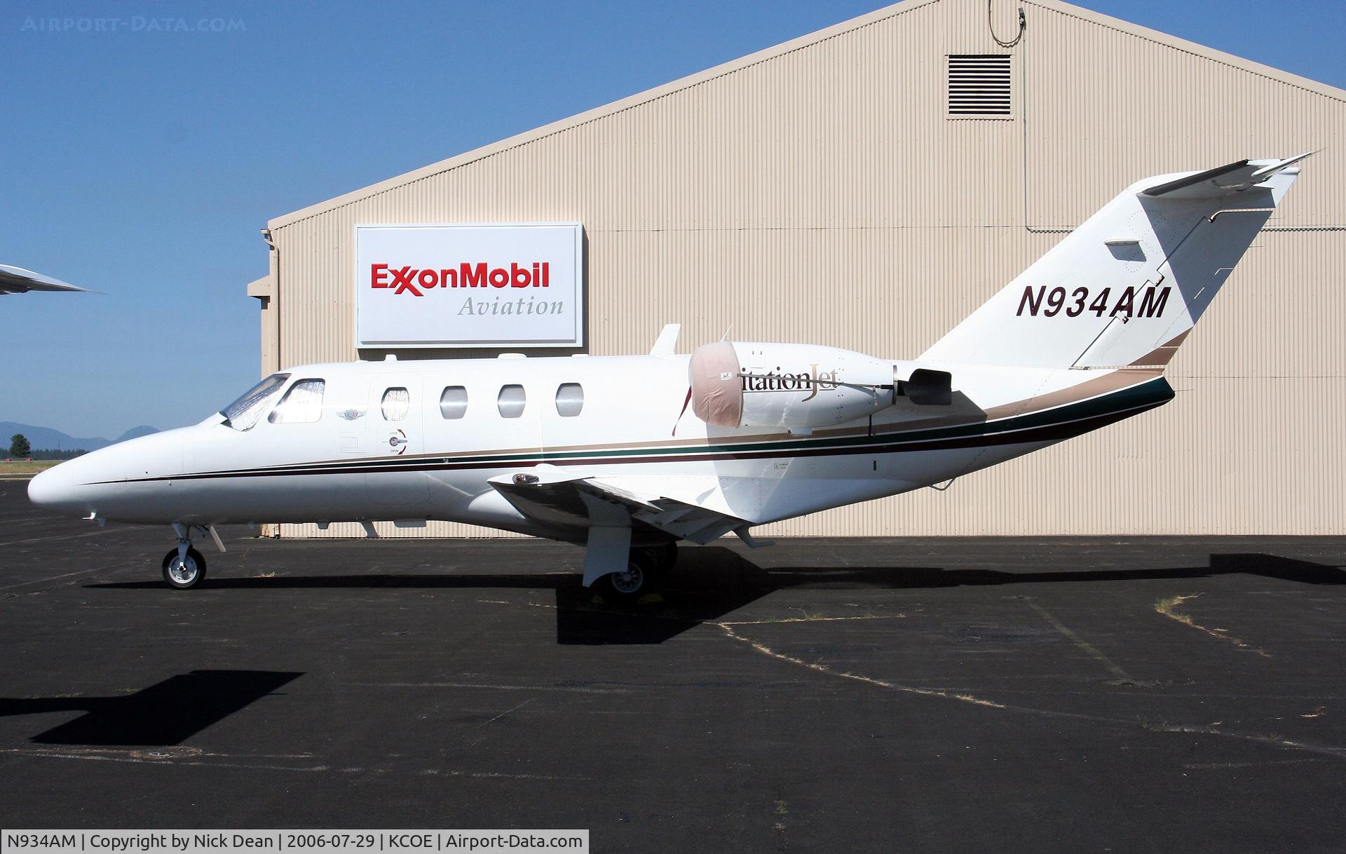 N934AM, 1997 Cessna 525 C/N 525-0230, KCOE