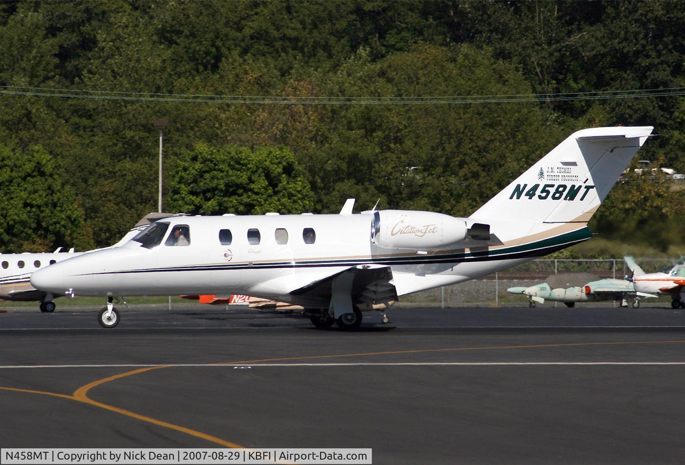 N458MT, 1999 Cessna 525 C/N 5250316, KBFI