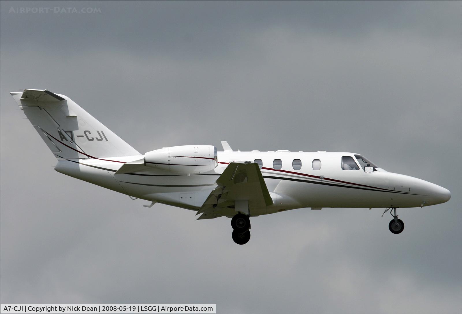 A7-CJI, 2007 Cessna 525 CitationJet CJ1+ C/N 525-0646, LSGG