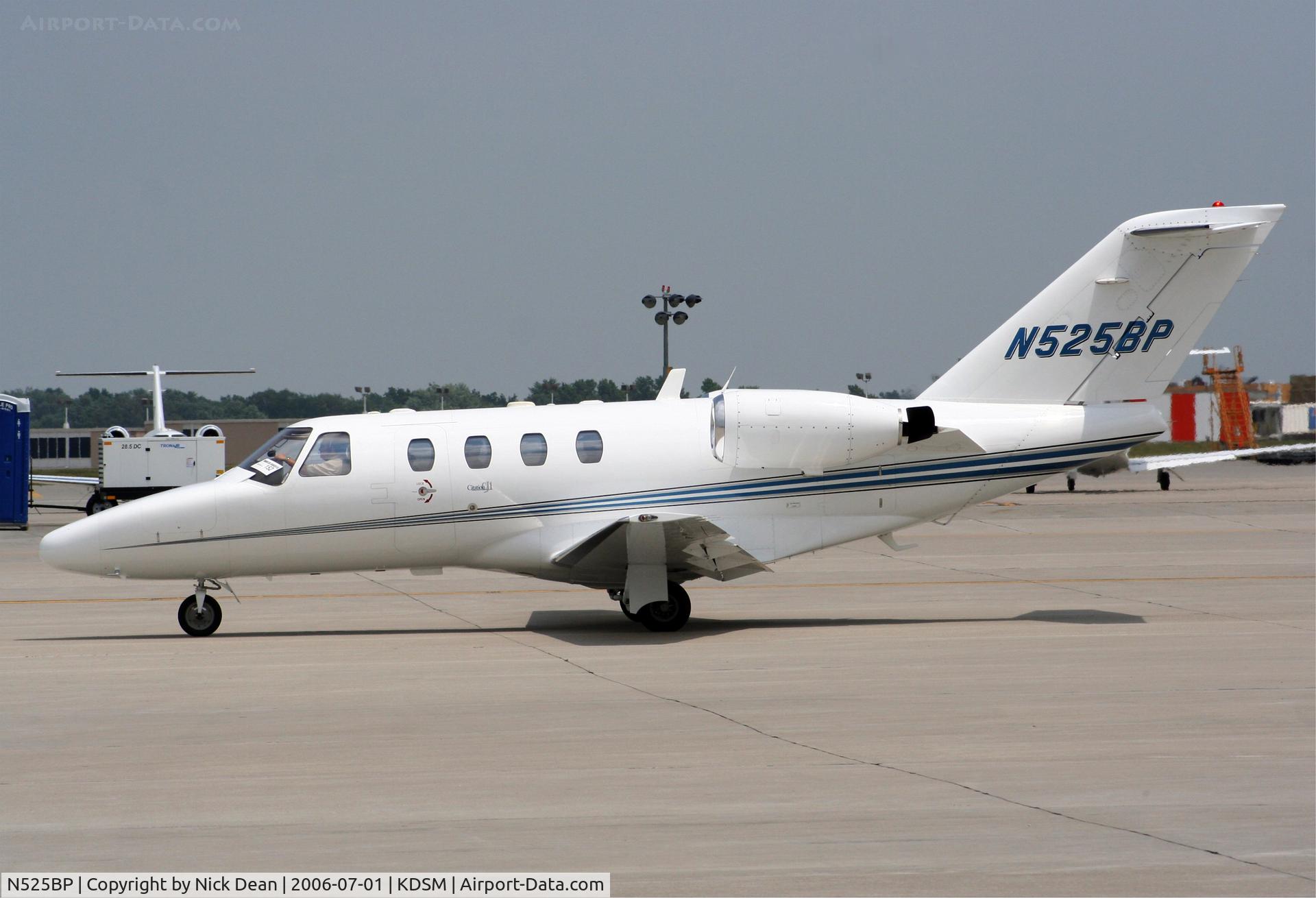 N525BP, 2002 Cessna 525 CitationJet CJ1 C/N 525-0479, KDSM