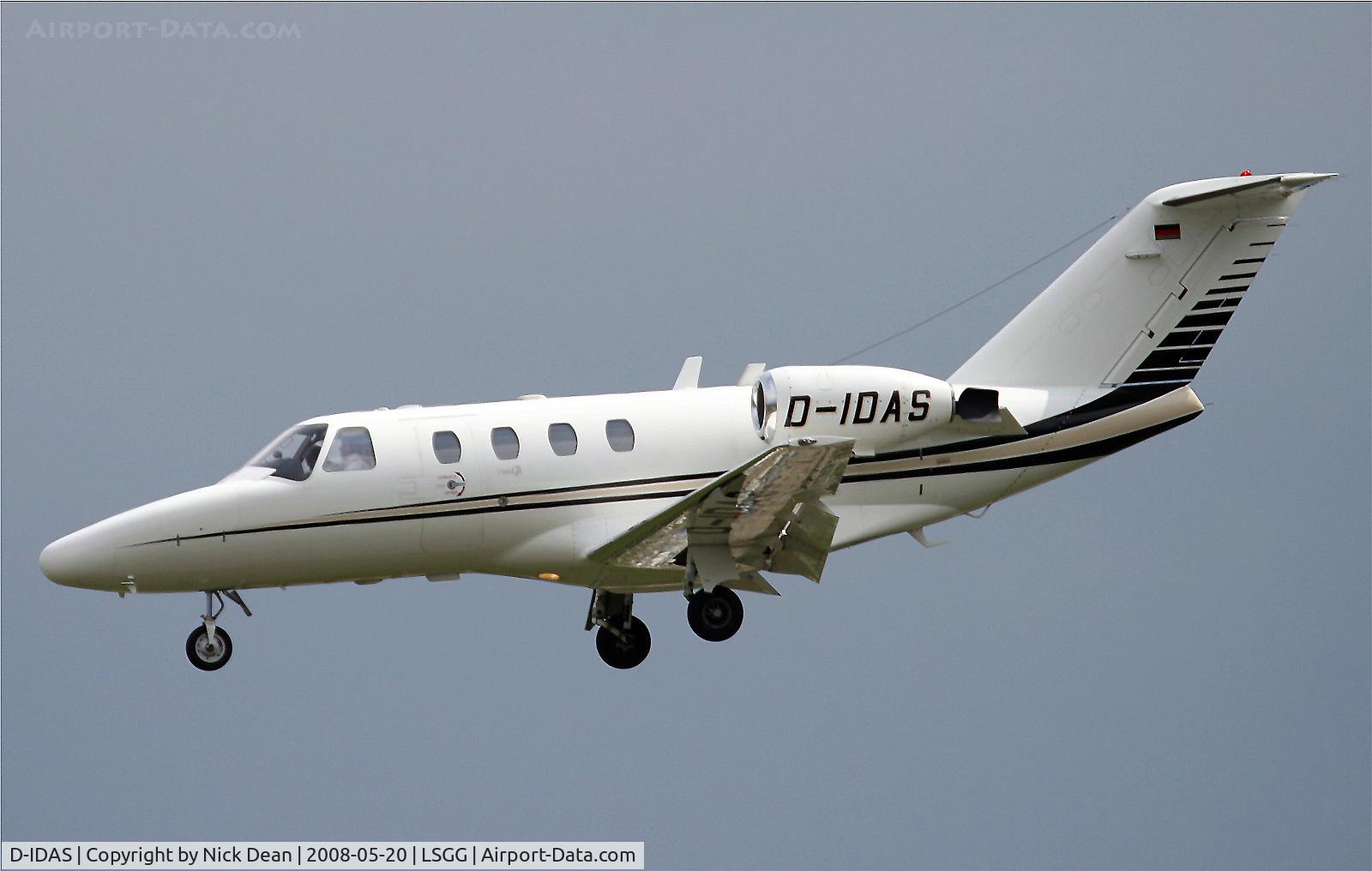 D-IDAS, 2000 Cessna 525 CitationJet CJ1 C/N 525-0389, LSGG