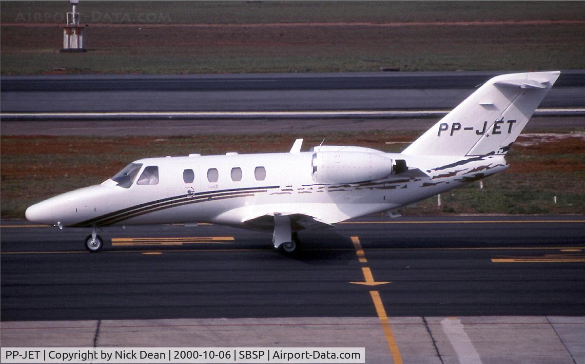 PP-JET, 2000 Cessna 525 CitationJet CJ1 C/N 525-0384, SBSP
