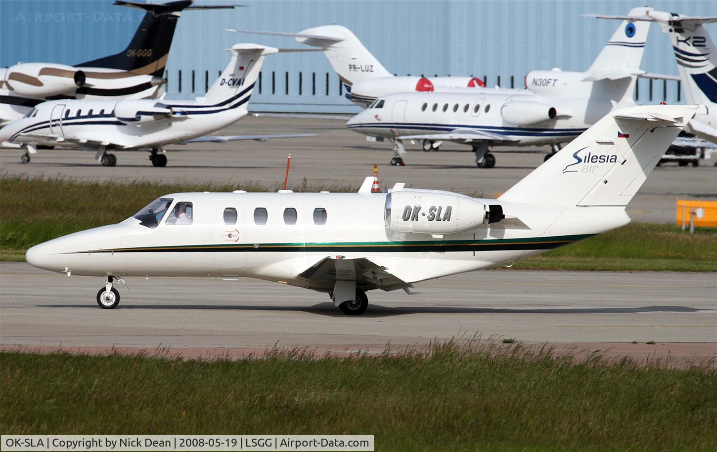 OK-SLA, 1999 Cessna 525 Citation Jet C/N 525-0310, LSGG