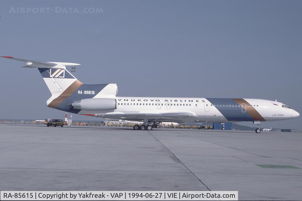 RA-85615, 1986 Tupolev Tu-154M C/N 86A731, Vnulovo Airlines Tupolev 154