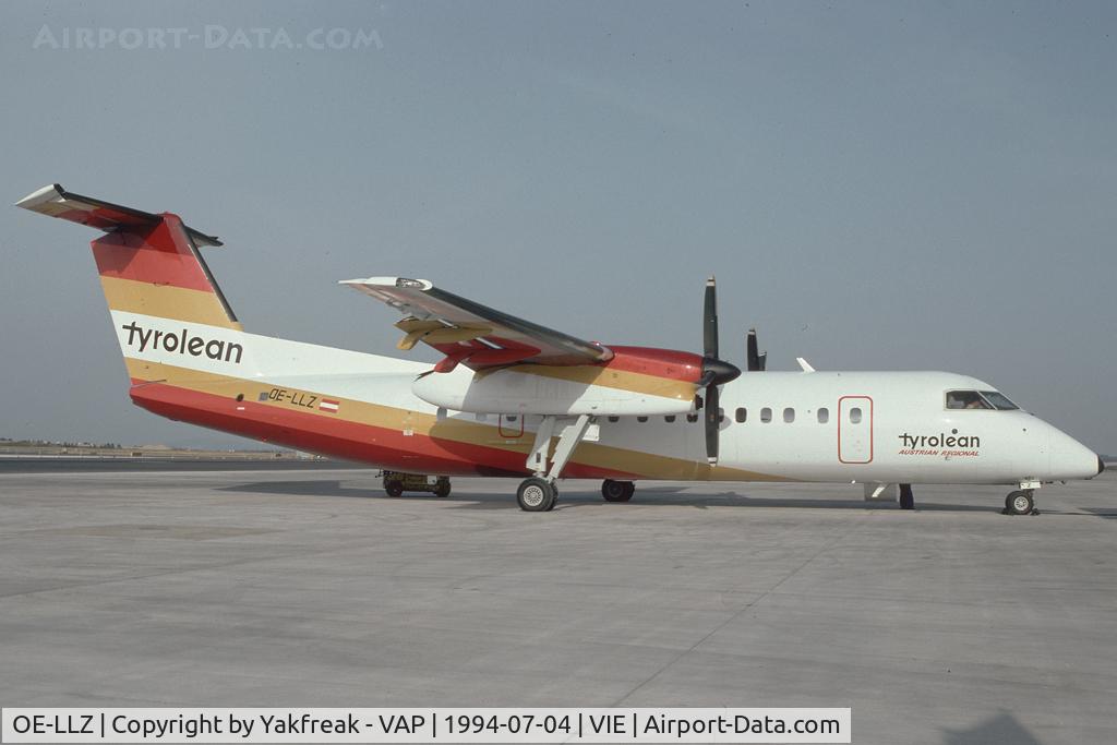 OE-LLZ, 1992 De Havilland Canada DHC-8-311 Dash 8 C/N 340, Tyrolean Airways Dash 8-300