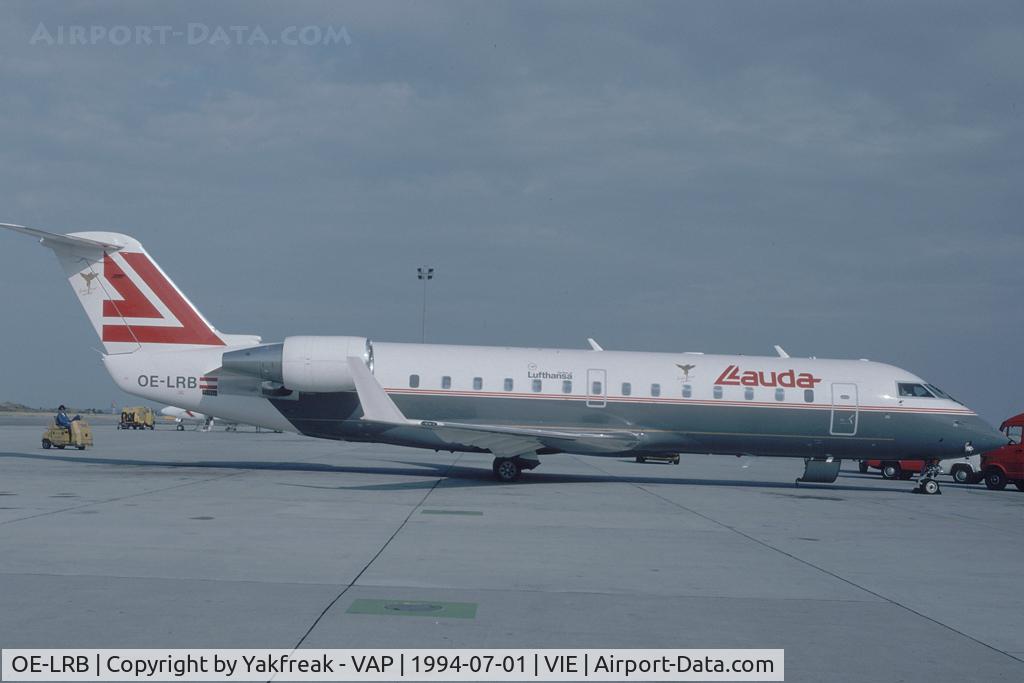 OE-LRB, 1993 Canadair CRJ-100LR (CL-600-2B19) C/N 7033, Lauda Air Regionaljet