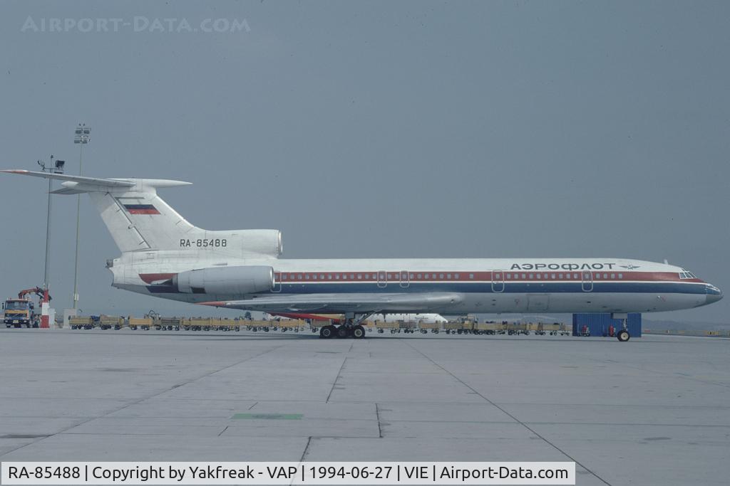 RA-85488, 1981 Tupolev Tu-154B-2 C/N 81A488, Aeroflot Tupolev 154