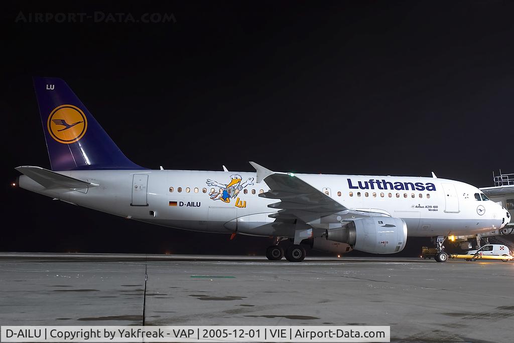 D-AILU, 1997 Airbus A319-114 C/N 744, Lufthansa Airbus 319