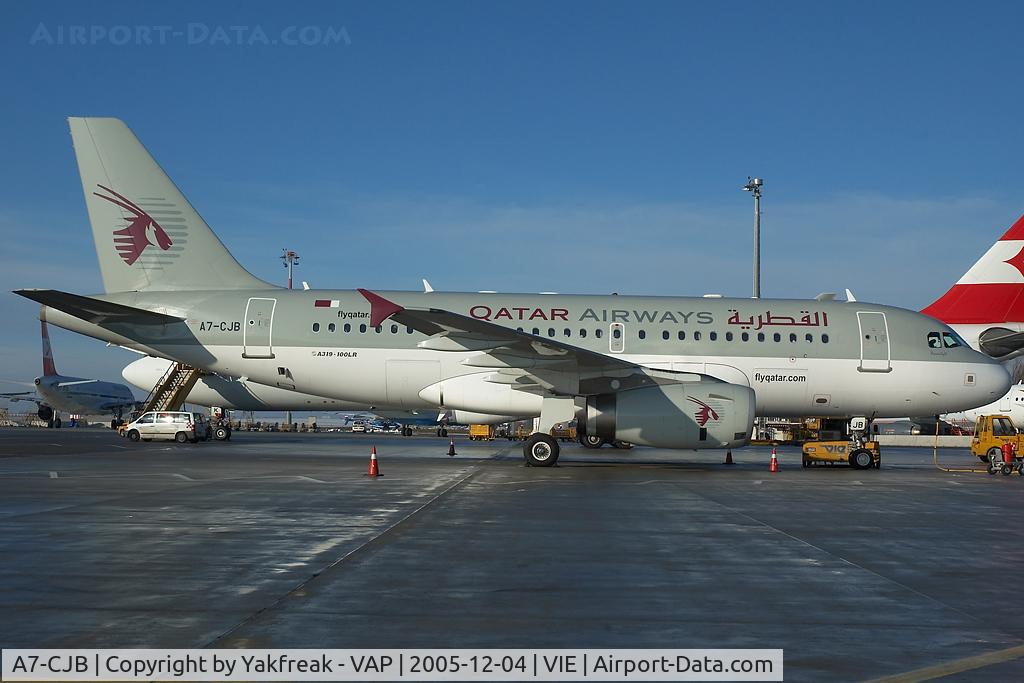 A7-CJB, 2004 Airbus A319-133LR C/N 2341, Qatar Airways Airbus 319