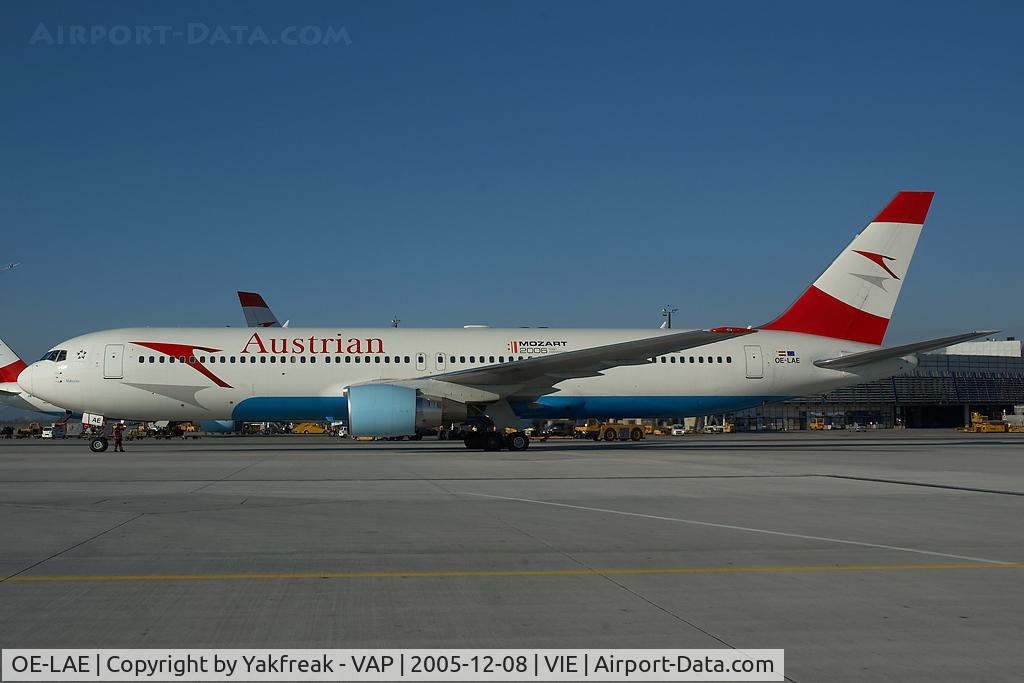 OE-LAE, 2000 Boeing 767-3Z9/ER C/N 30383, Austrian Airlines Boeing 767-300