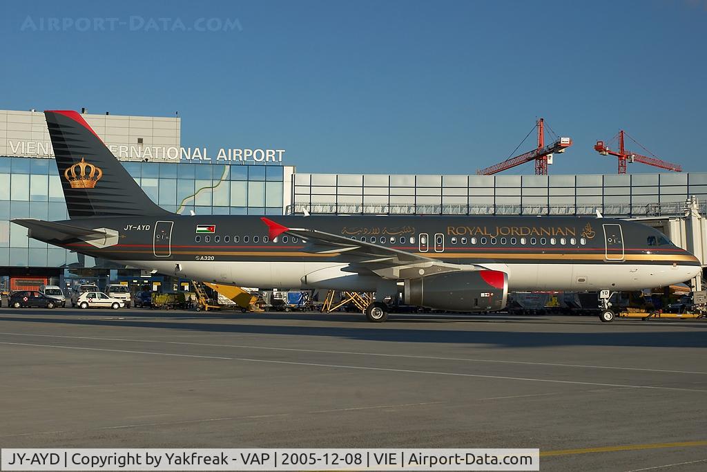 JY-AYD, Airbus A320-214 C/N 2598, Royal Jordanian Airbus 320