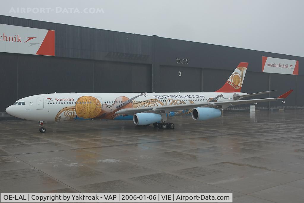 OE-LAL, 1999 Airbus A340-313 C/N 263, Austrian Airlines Airbus 340-300