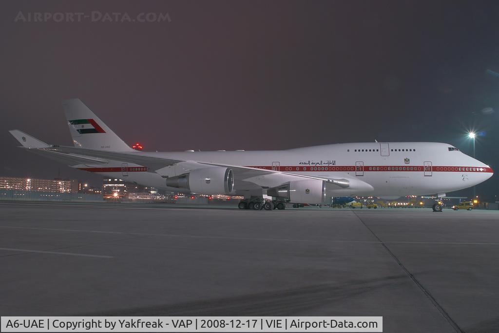 A6-UAE, 1999 Boeing 747-48EM C/N 28551, UAE Government Boeing 747-400