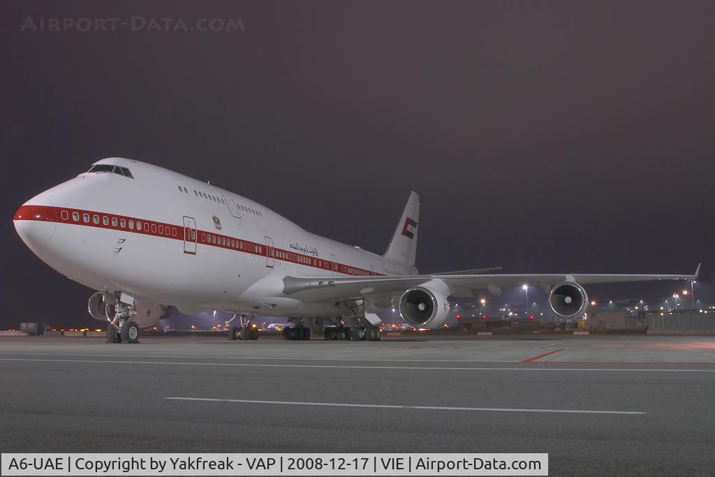 A6-UAE, 1999 Boeing 747-48EM C/N 28551, UAE Government Boeing 747-400