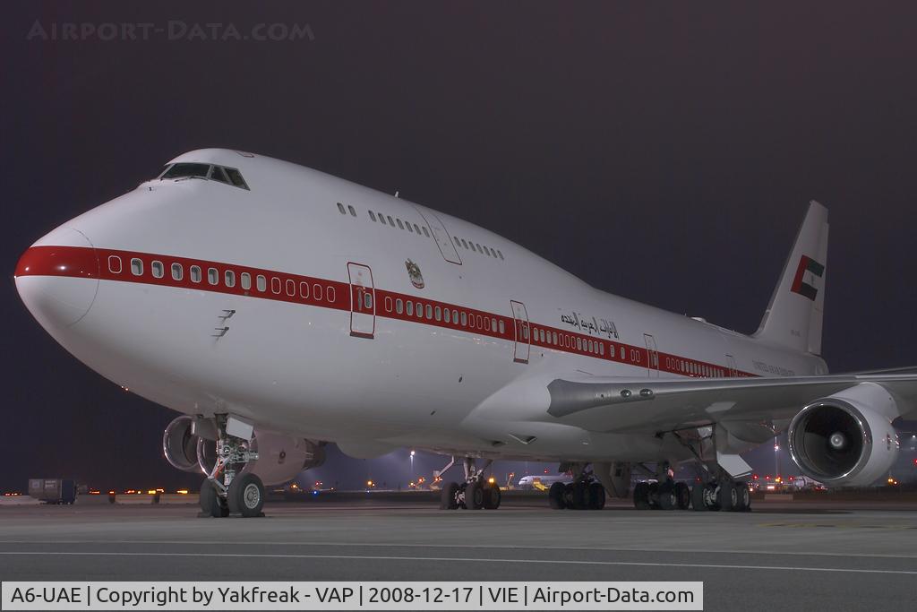 A6-UAE, 1999 Boeing 747-48EM C/N 28551, UAE Government Boeing 747-400