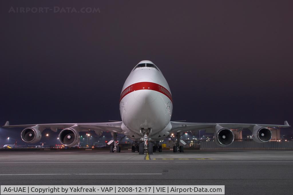 A6-UAE, 1999 Boeing 747-48EM C/N 28551, UAE Government Boeing 747-400