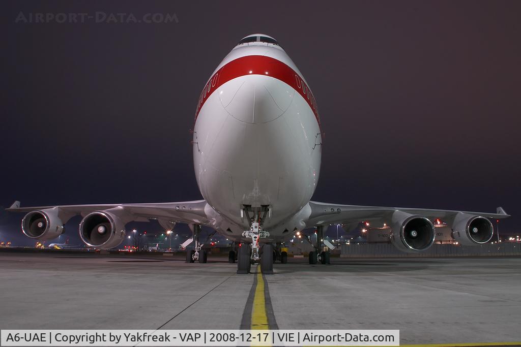 A6-UAE, 1999 Boeing 747-48EM C/N 28551, UAE Government Boeing 747-400