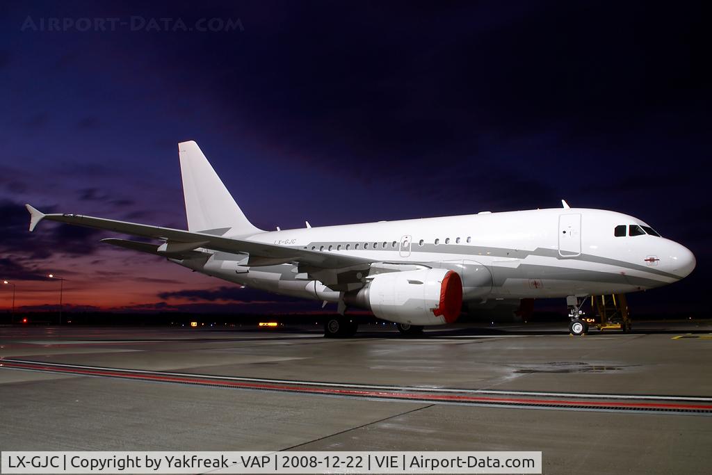 LX-GJC, 2007 Airbus ACJ318 (A318-112/CJ) C/N 3100, Globeljet Luxsemburg Airbus 318