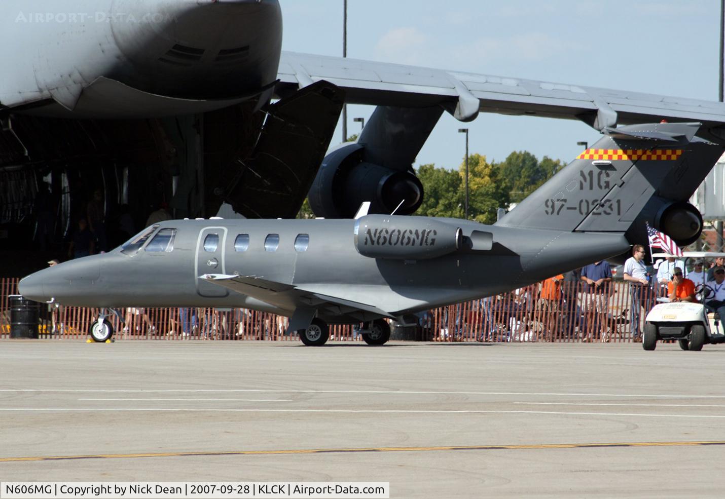 N606MG, 1997 Cessna 525 CitationJet CJ1 C/N 525-0231, KLCK