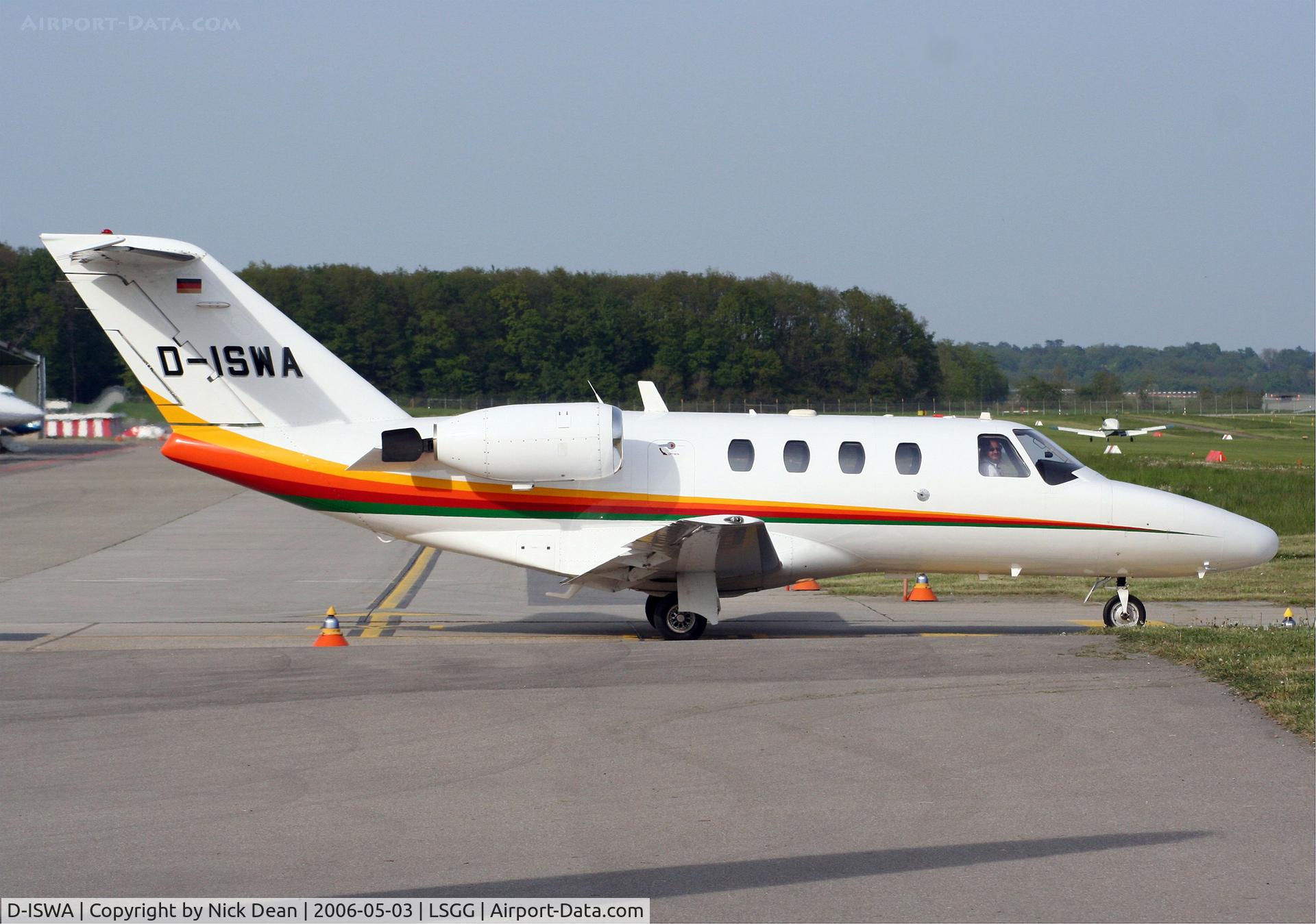 D-ISWA, 1997 Cessna 525 CitationJet C/N 525-0236, LSGG