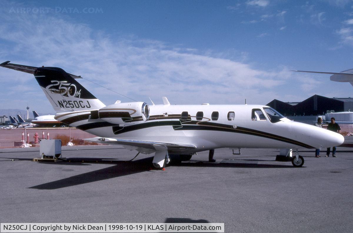N250CJ, 1998 Cessna 525 CitationJet C/N 525-0250, KLAS