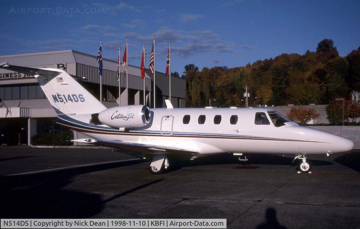 N514DS, 1998 Cessna 525 CitationJet C/N 525-0255, KBFI