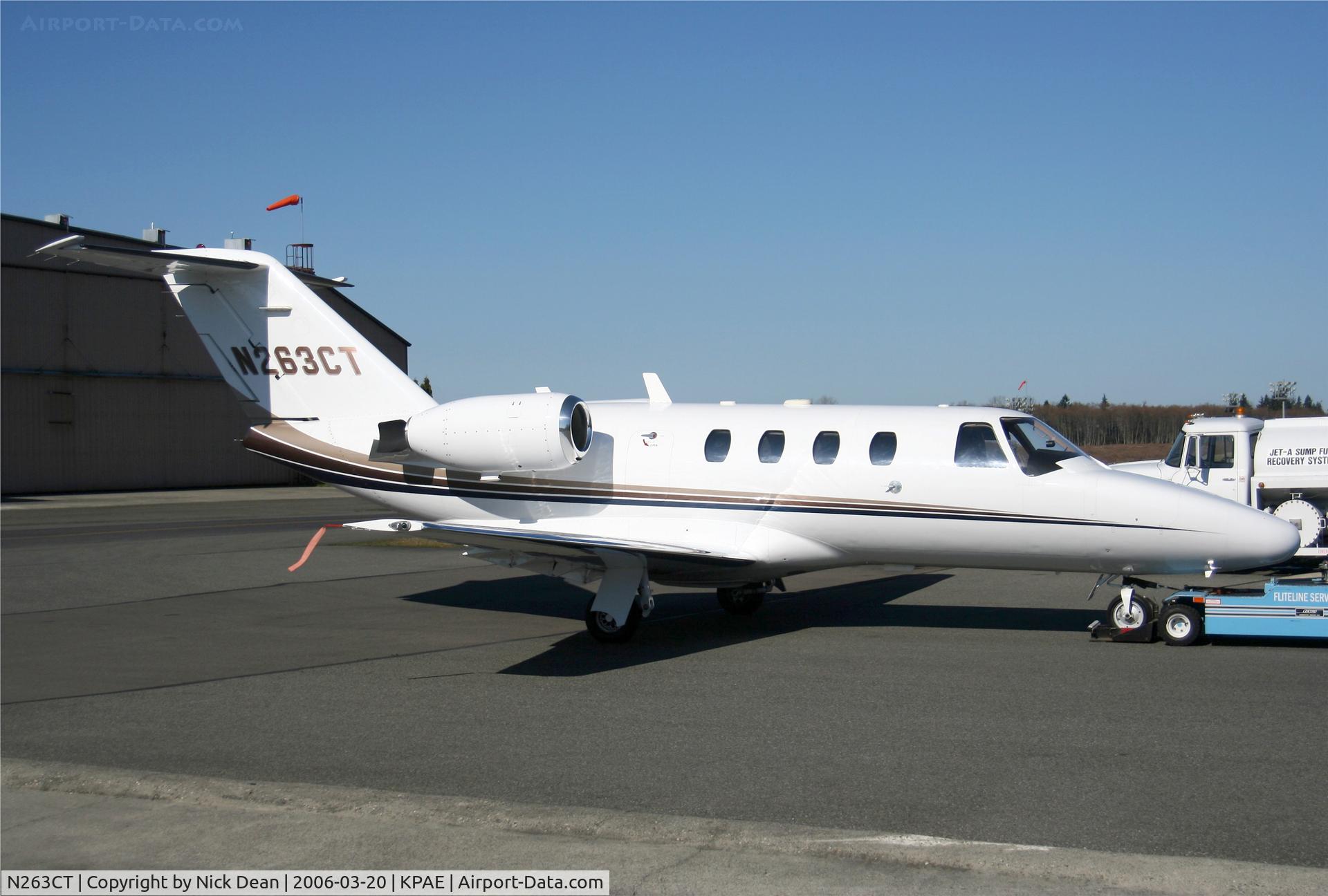 N263CT, 1998 Cessna 525 CitationJet C/N 525-0263, KPAE