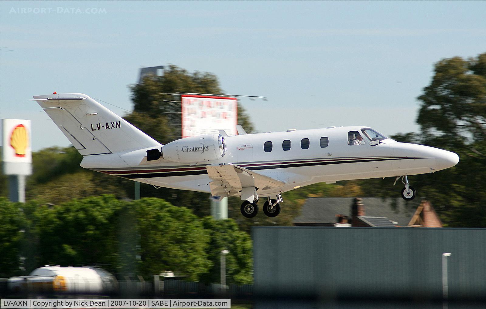 LV-AXN, 1999 Cessna 525 Citationjet C/N 525-0327, SABE