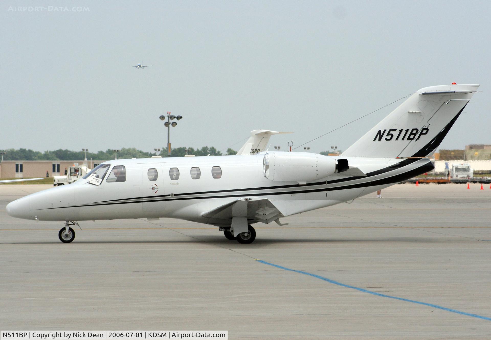 N511BP, 1999 Cessna 525 CitationJet C/N 525-0332, KDSM