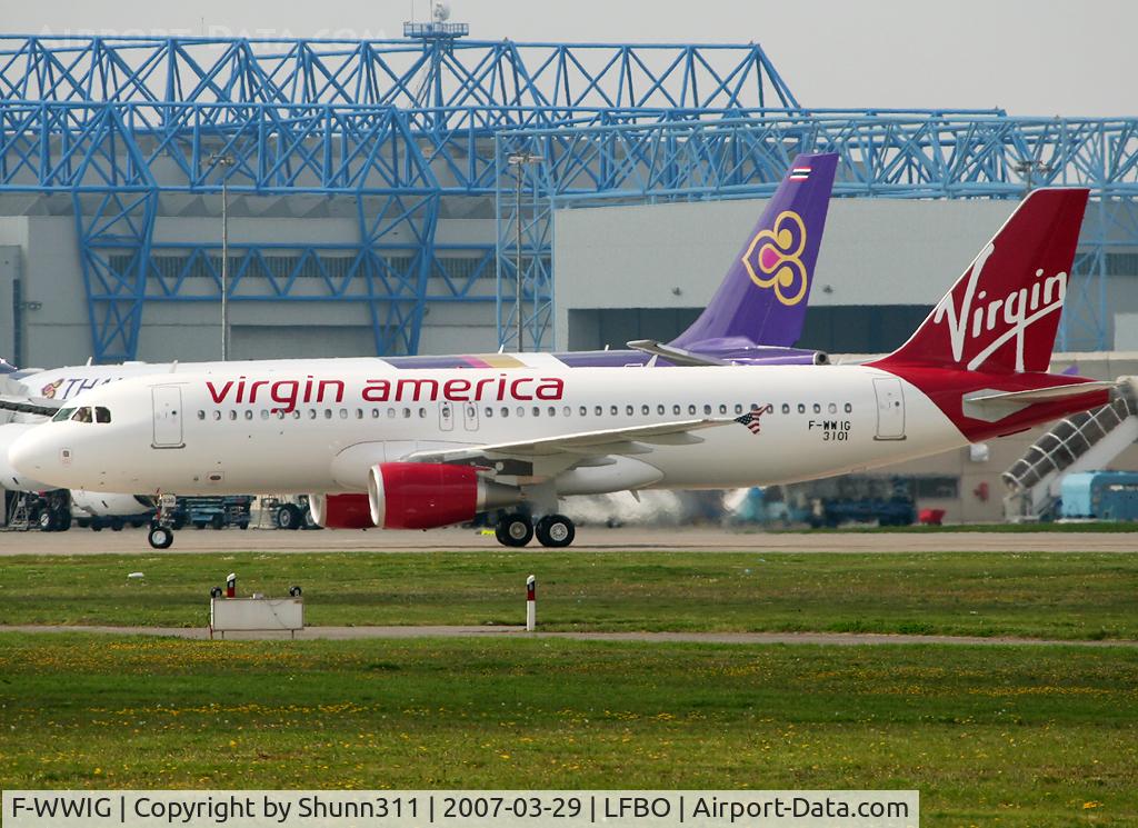F-WWIG, 2007 Airbus A320-214 C/N 3101, C/n 3101 - To be N630VA
