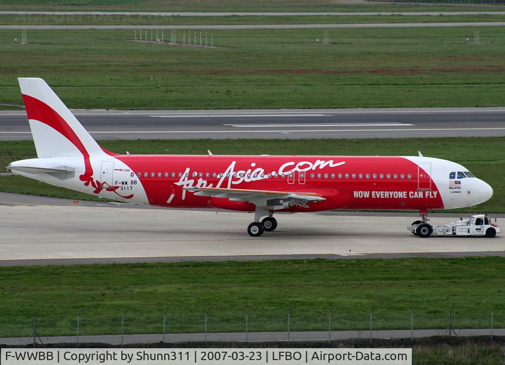 F-WWBB, 2007 Airbus A320-216 C/N 3117, C/n 3117 - To be 9M-AFS