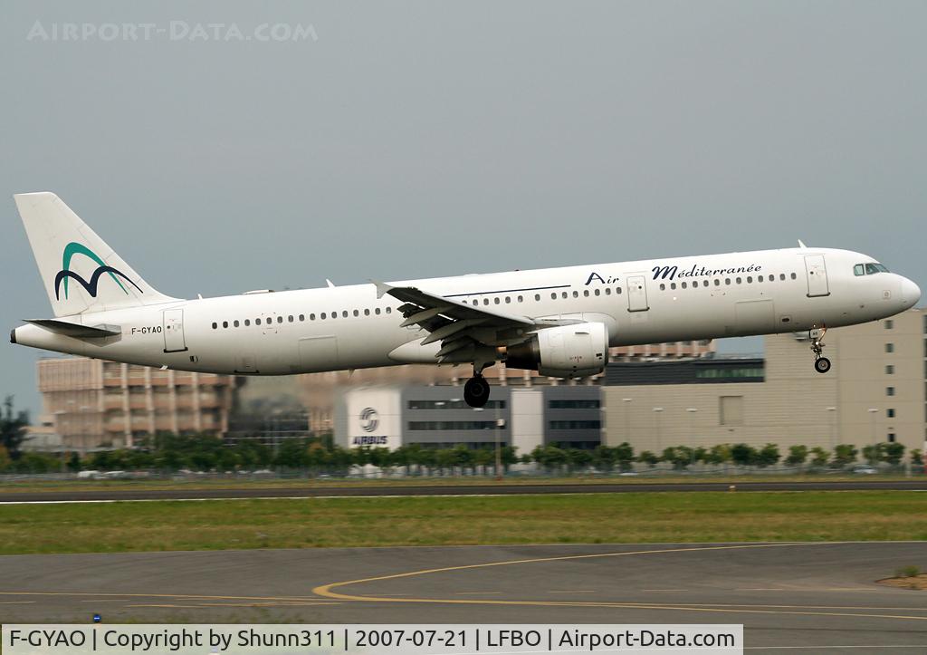 F-GYAO, 1997 Airbus A321-112 C/N 642, Landing rwy 32R