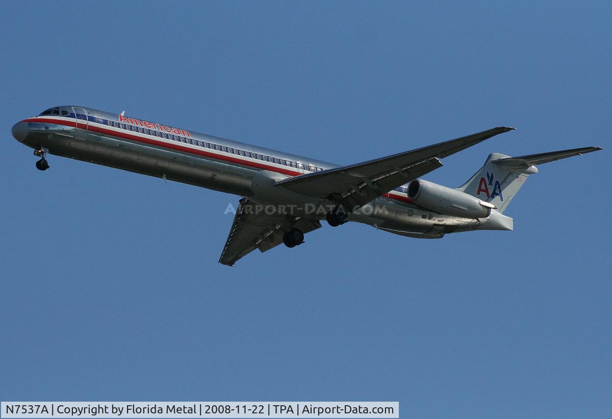 N7537A, 1990 McDonnell Douglas MD-82 (DC-9-82) C/N 49991, American MD-82