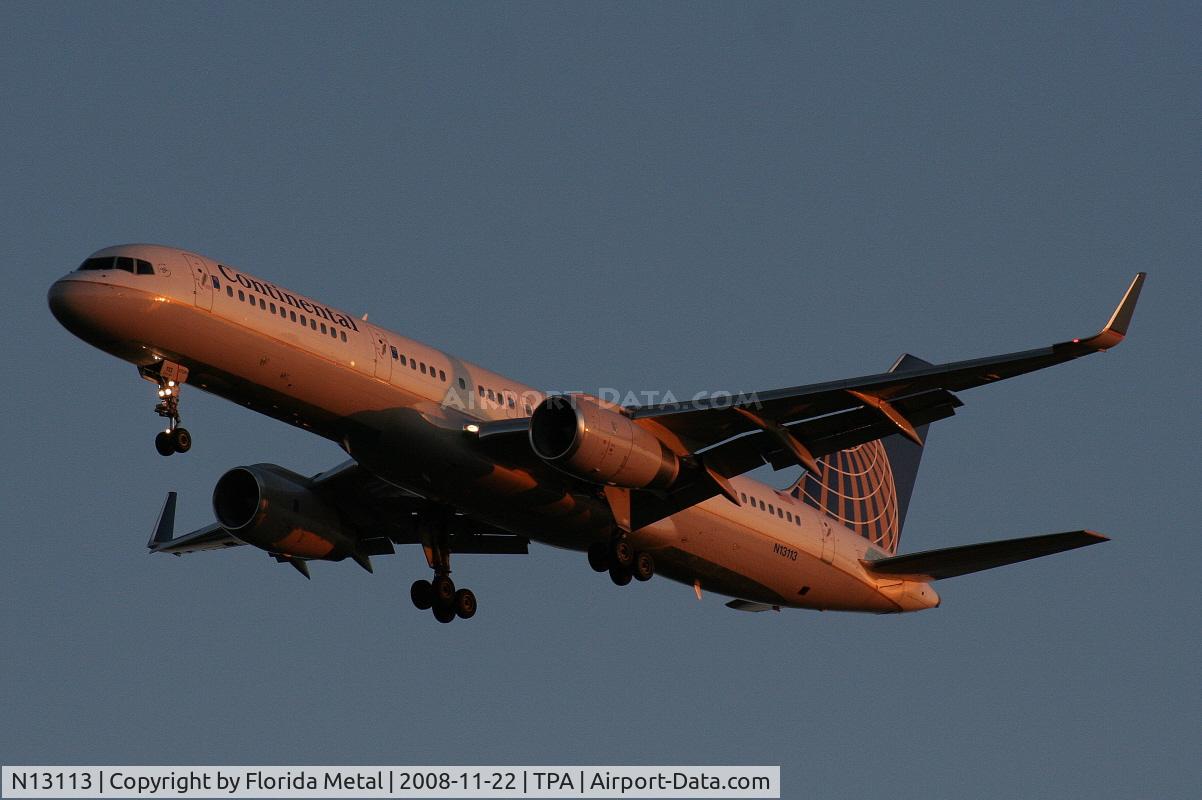 N13113, 1995 Boeing 757-224 C/N 27555, Continental 757-200
