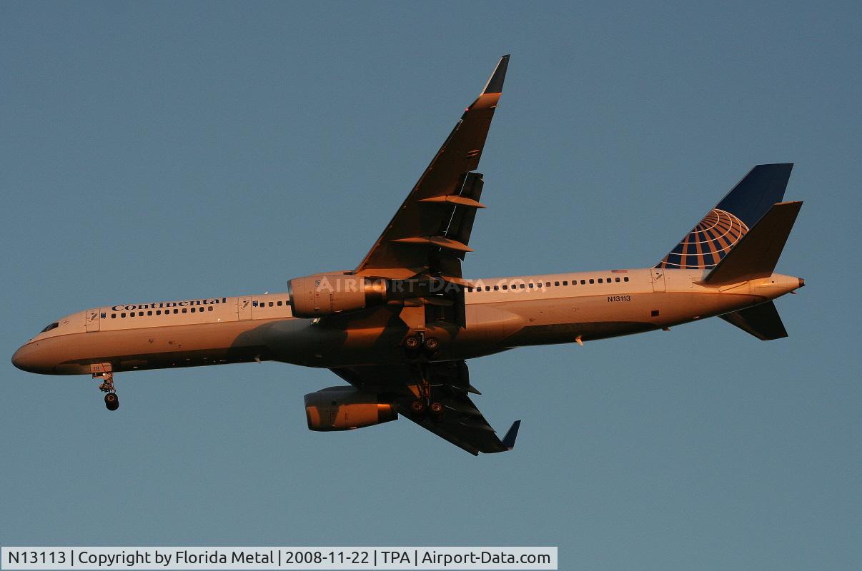 N13113, 1995 Boeing 757-224 C/N 27555, Continental 757-200