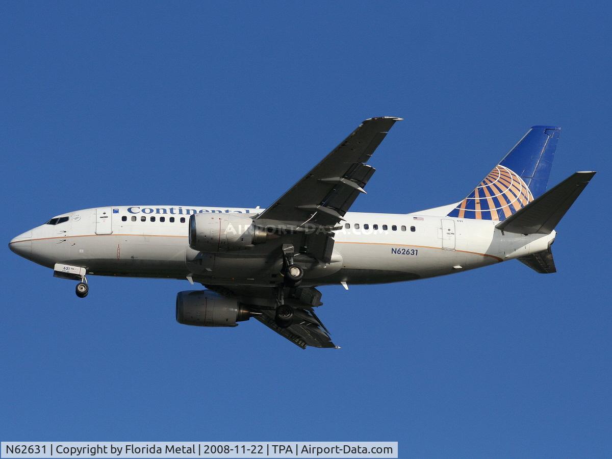 N62631, 1995 Boeing 737-524 C/N 27535, Continental 737-500